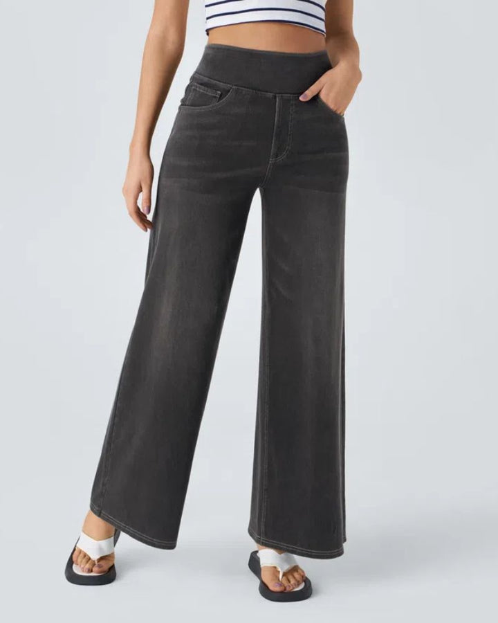 Ainsley - Jeans À Jambe Grands Confortables