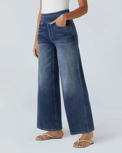 Ainsley - Jeans À Jambe Grands Confortables