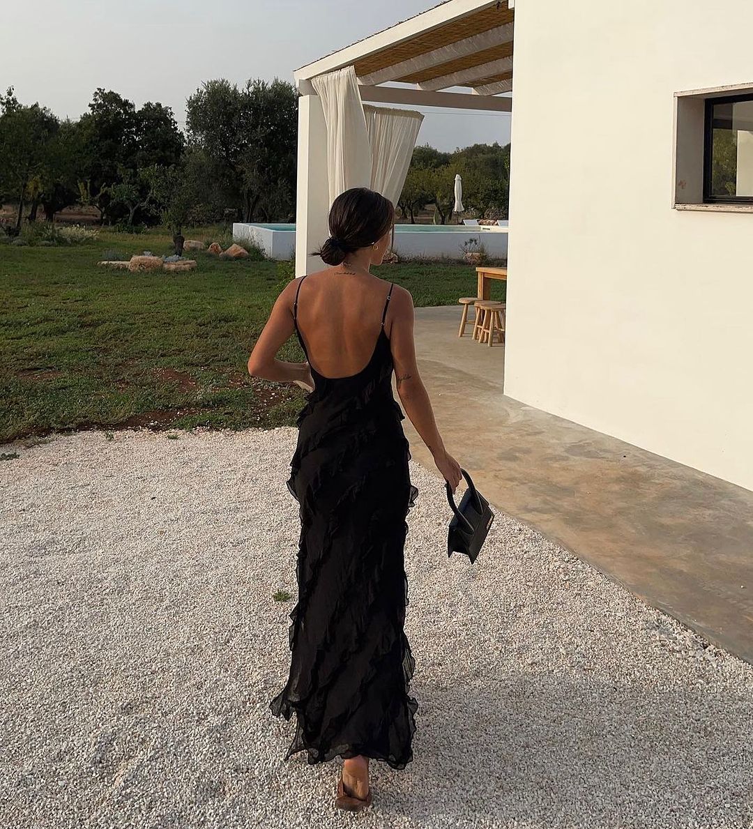 Zara - Robe Maxi avec Volants