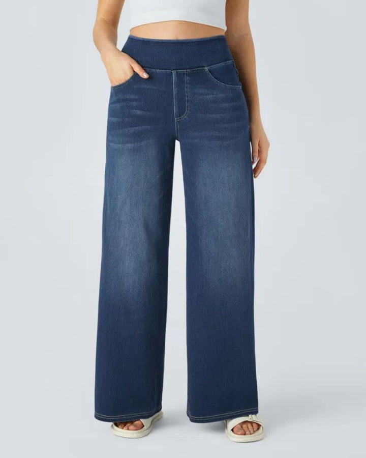 Ainsley - Jeans À Jambe Grands Confortables