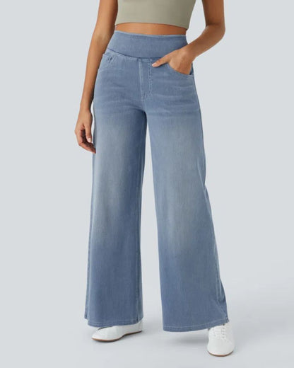 Ainsley - Jeans À Jambe Grands Confortables