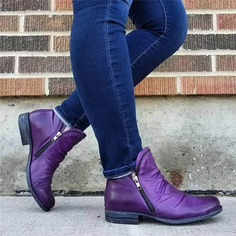 Cassiana - Bottes en Cuir Décontractées