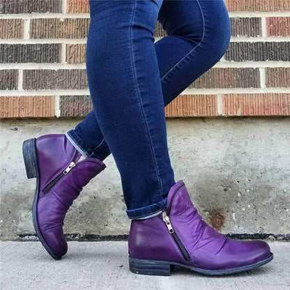 Cassiana - Bottes en Cuir Décontractées