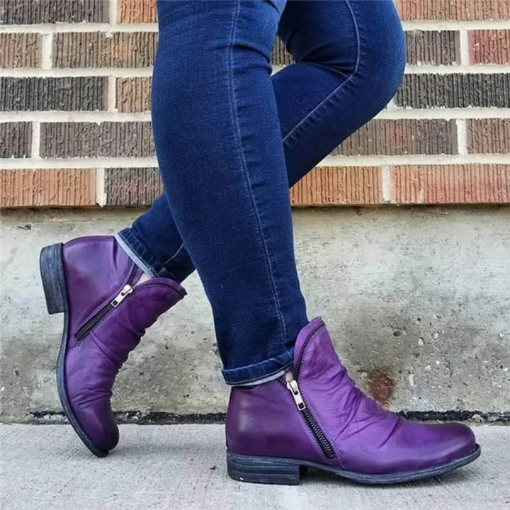 Cassiana - Bottes en Cuir Décontractées
