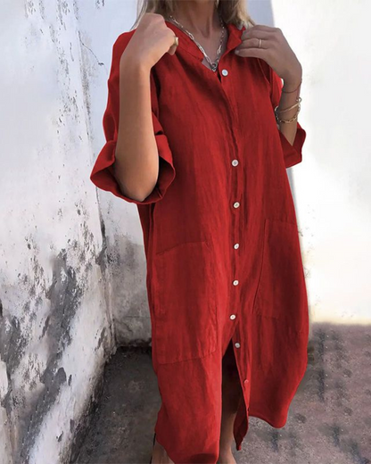 Calixa | Robe Chemise Élégante
