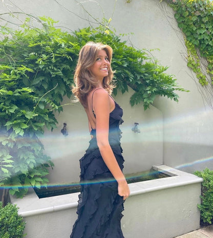Zara - Robe Maxi avec Volants