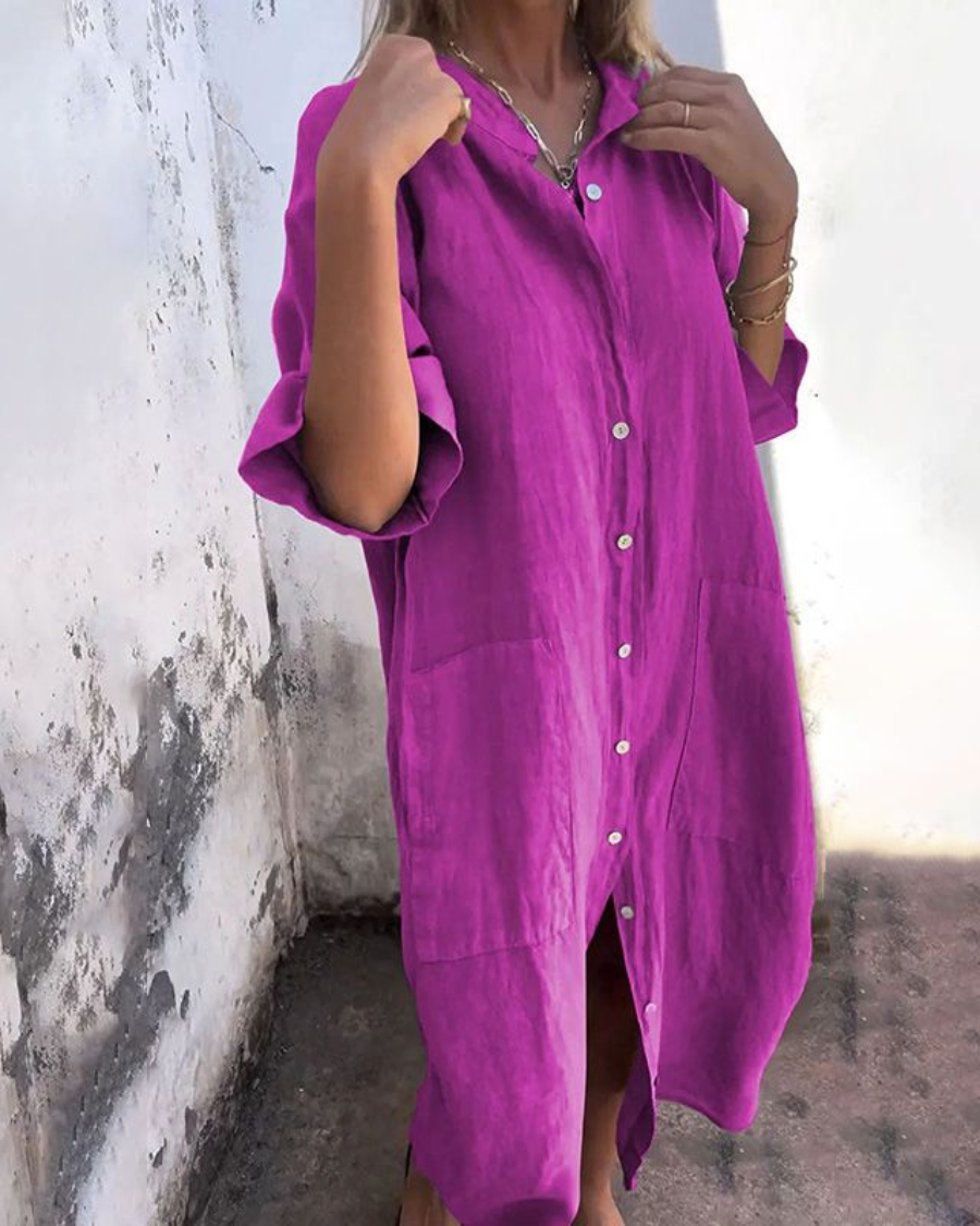 Calixa | Robe Chemise Élégante