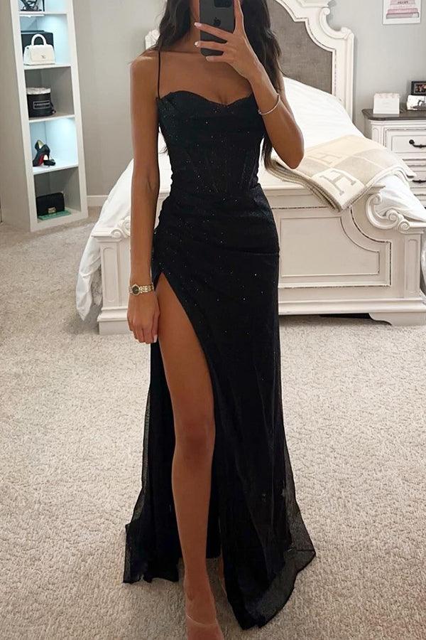 Alina - Robe Corset en Satin