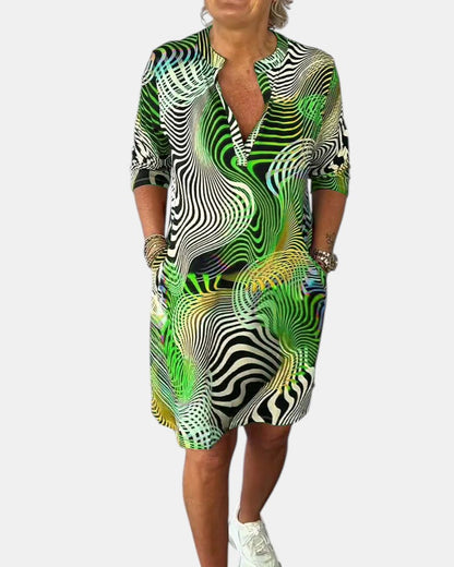 Jessica™ | Robe V-colorée