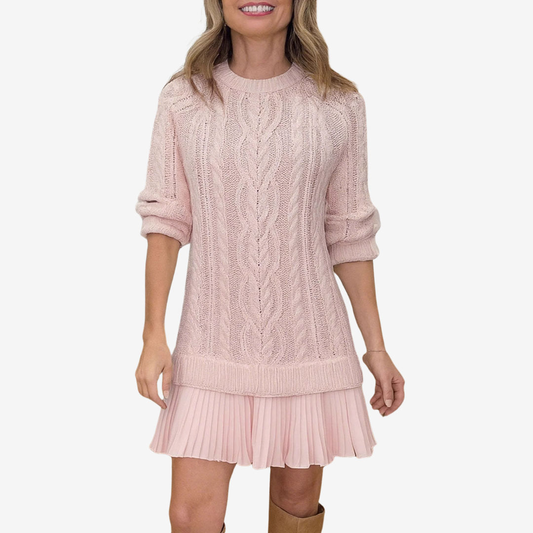 Chiara - Robe en Maille Col Rond