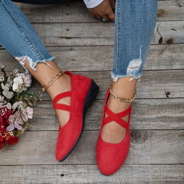 Calerinne™ | Chaussures Ballerines à Talon Fermé