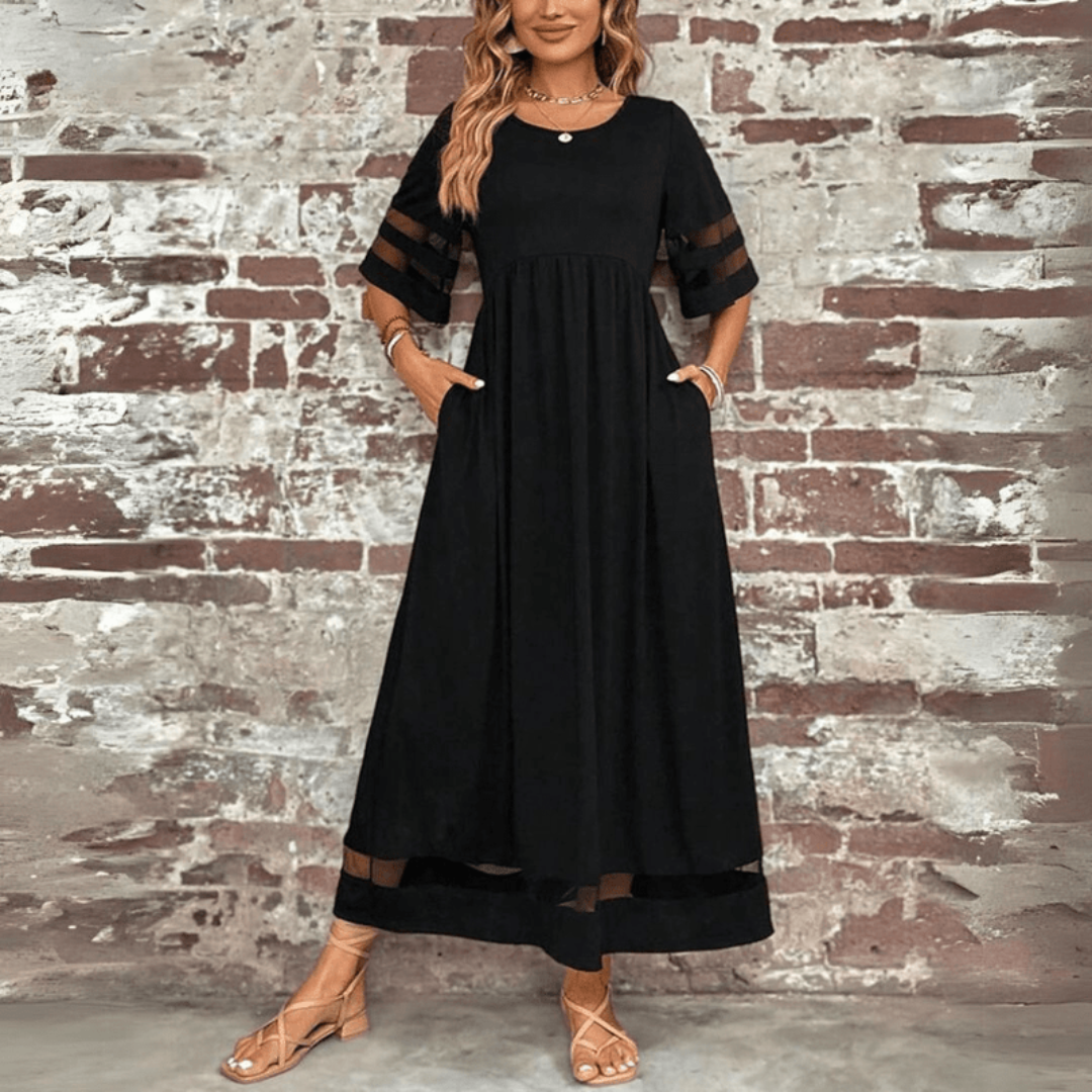 Zora | Robe Maxi Classique Élégante