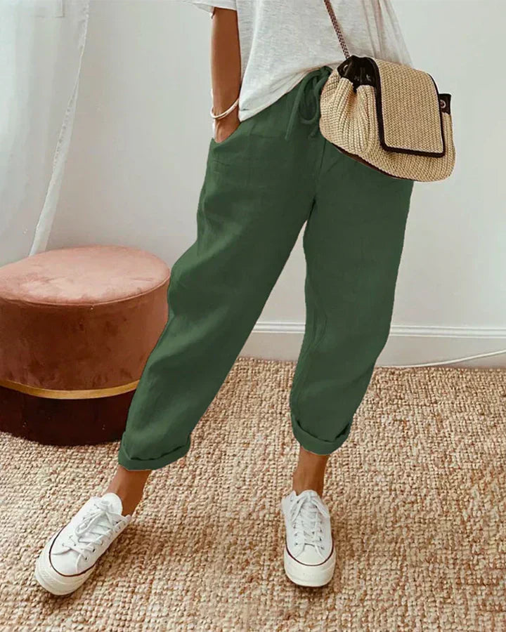 ÉLIEDE | PANTALONS RÉTRO CONFORTABLES