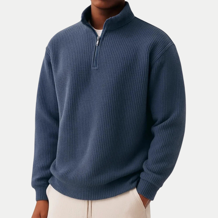 Dean™ | Pull zippé avec confort quotidien et style intemporel