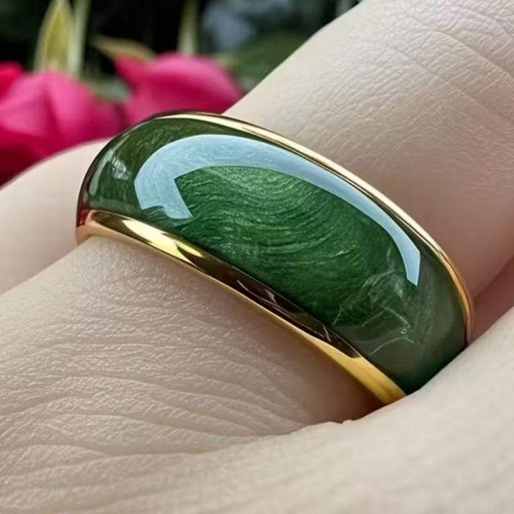 Bague Couronne Émeraude