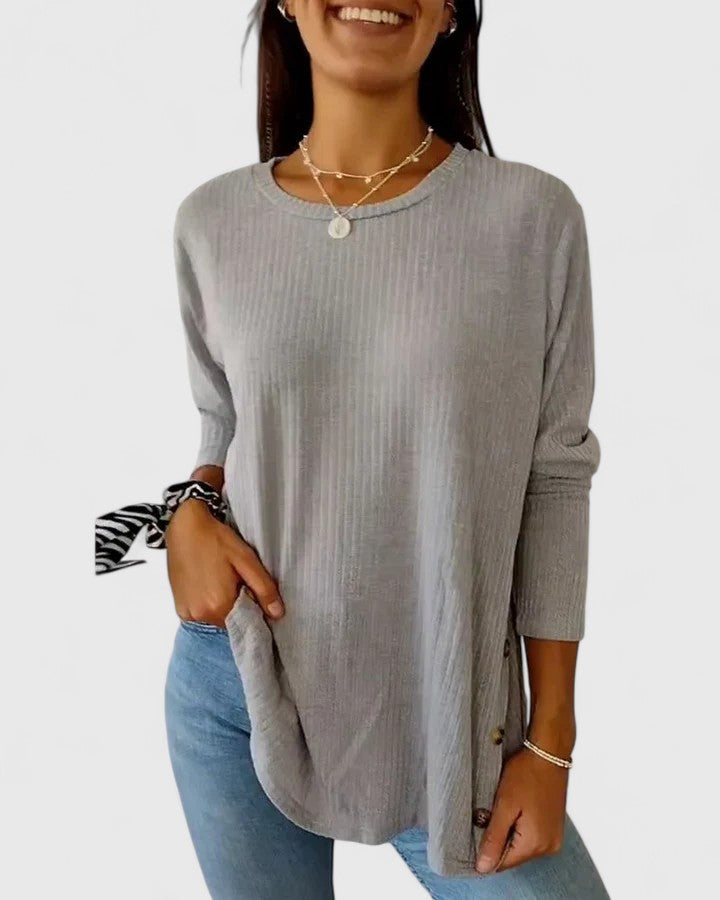 Megan™ | Haut Crew Élégant