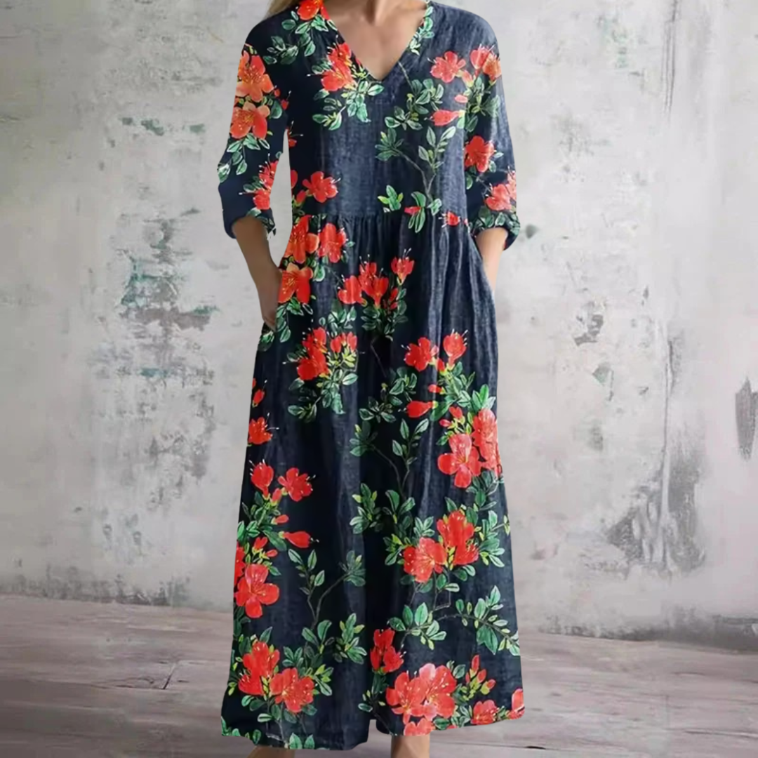 Wendy™ | Robe d'Été Fleurie