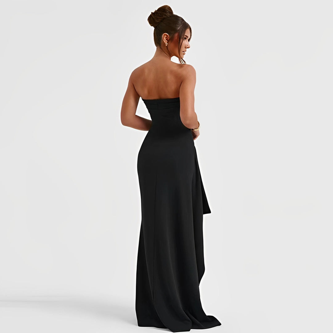 Aubree - Élégant robe sans dos avec fente pour femmes