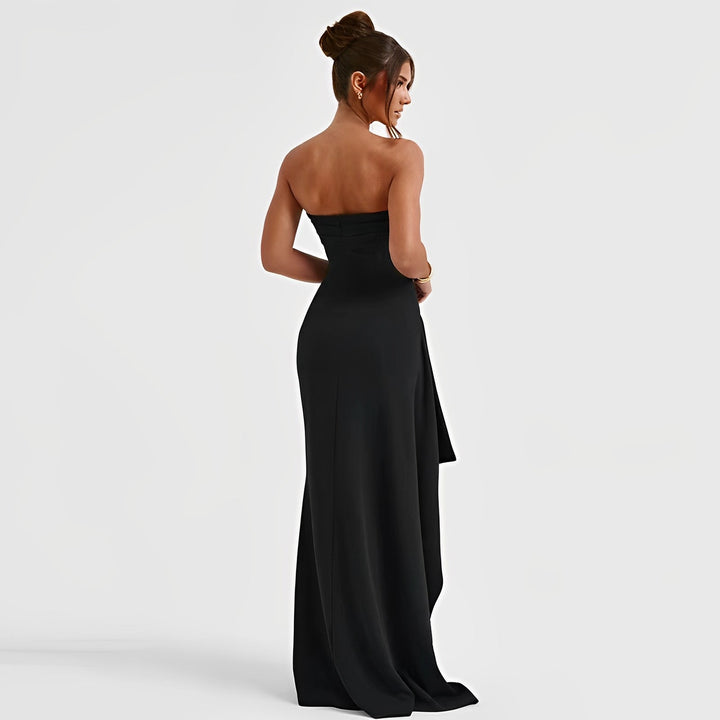 Aubree - Élégant robe sans dos avec fente pour femmes