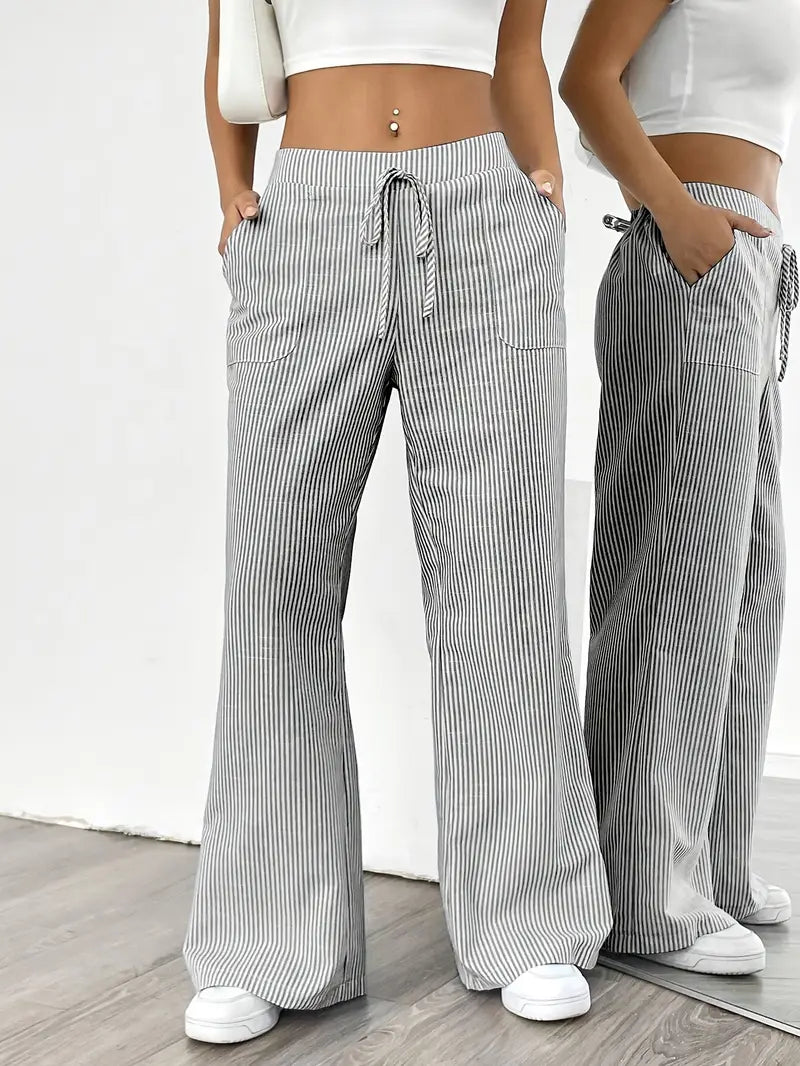 KARINA - PANTALONS RAYÉS ÉLÉGANTS