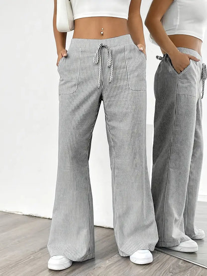 KARINA - PANTALONS RAYÉS ÉLÉGANTS