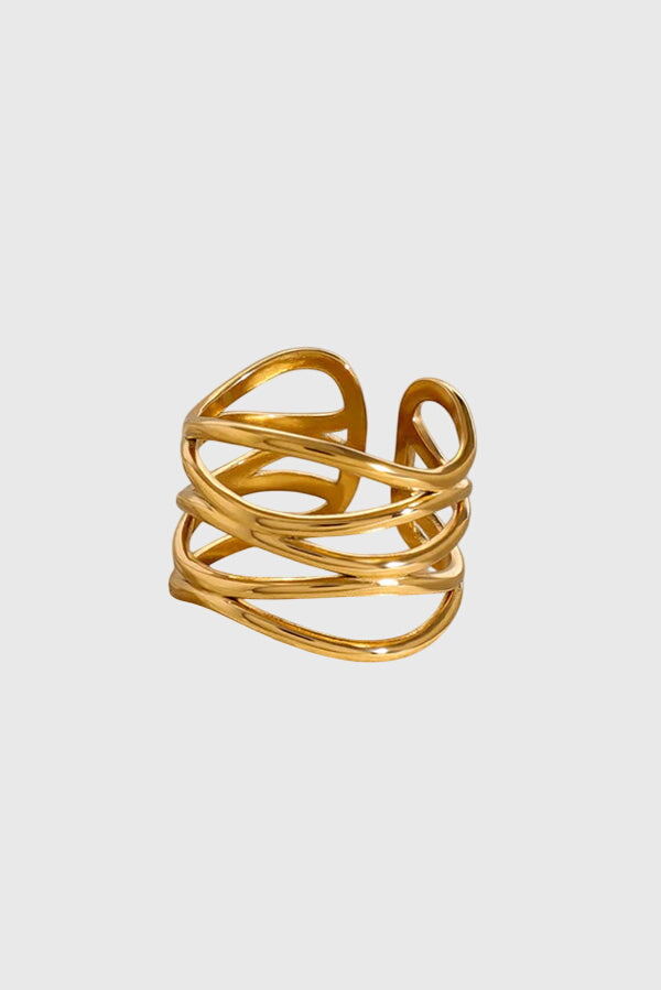 Catalina | Bague en Acier Inoxydable Élégante