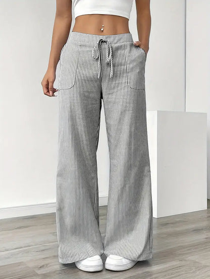 KARINA - PANTALONS RAYÉS ÉLÉGANTS