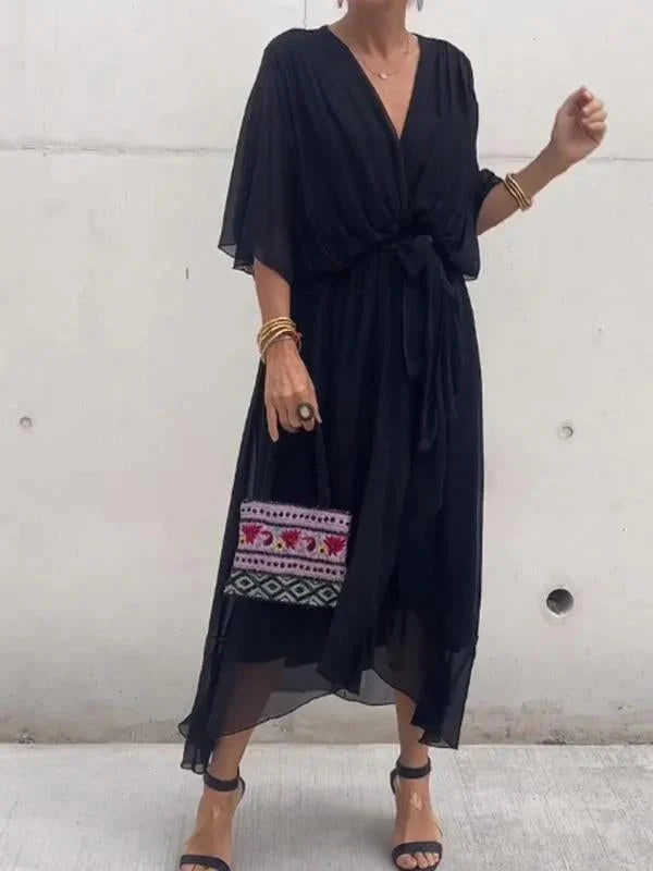 Mia | Robe Enveloppe Chic pour femme | Midi