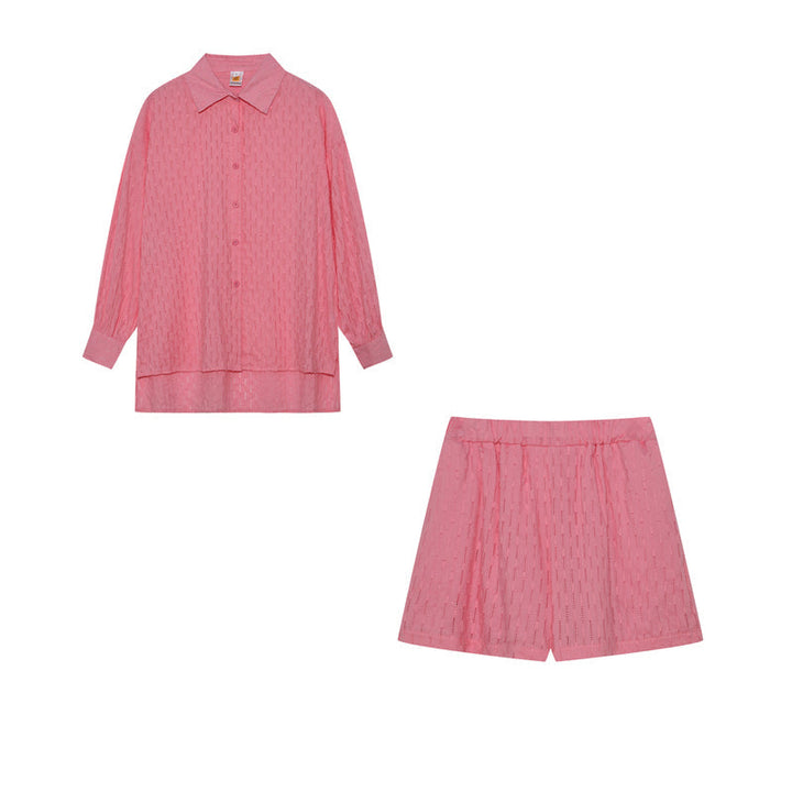 Elizabeth - Ensemble Chemise et Shorts Aérés