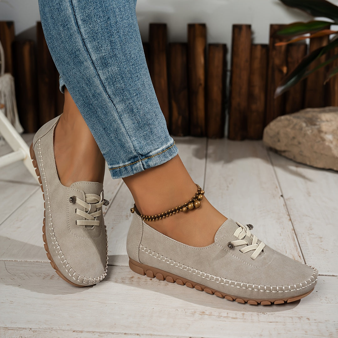 Lina - Mocassins Confortables en Daim