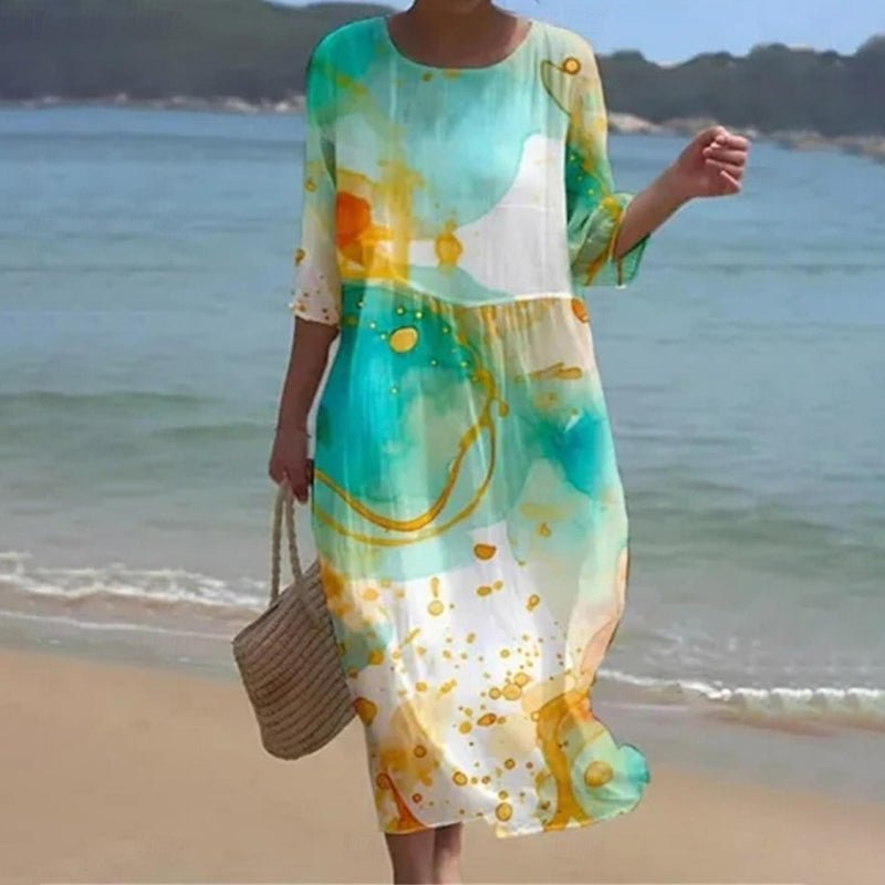 Brya | Robe Fleur de Coucher de Soleil