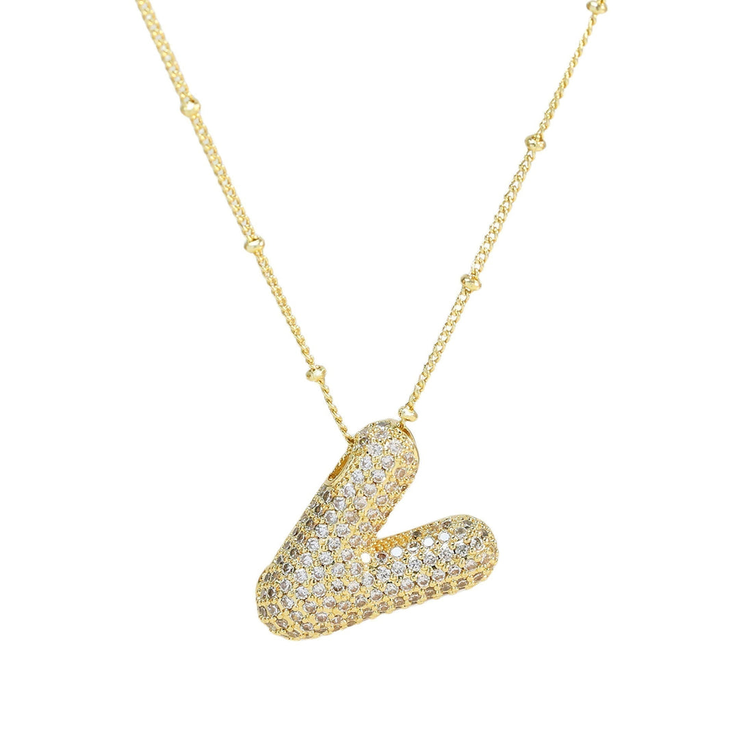 Savannah | Collier avec Lettre à Bulles en Diamant