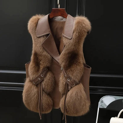 NEREIDA – GILET EN FAUX FUR EMPRESS