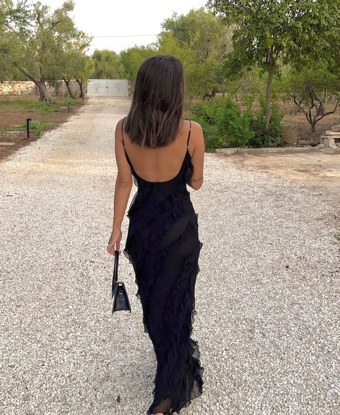 Zara - Robe Maxi avec Volants