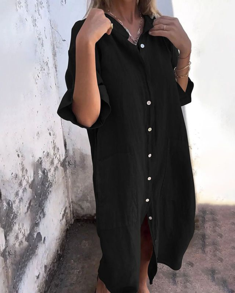 Calixa | Robe Chemise Élégante