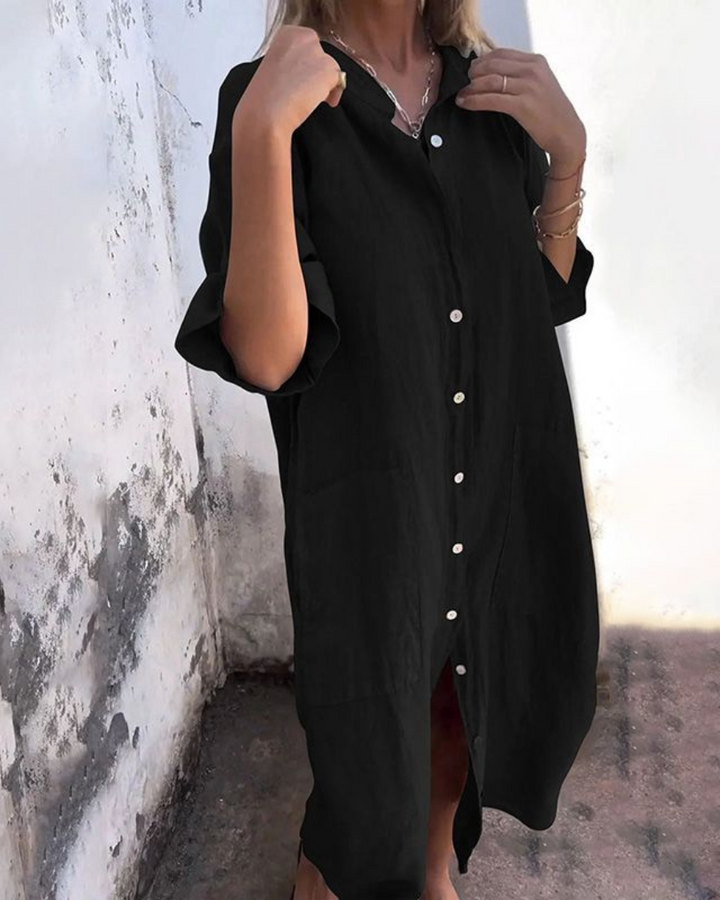 Calixa | Robe Chemise Élégante