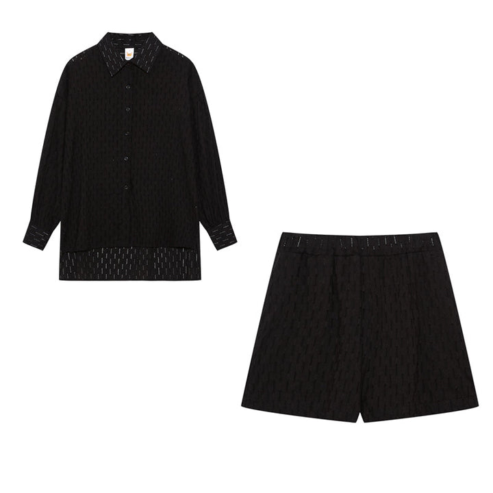 Elizabeth - Ensemble Chemise et Shorts Aérés