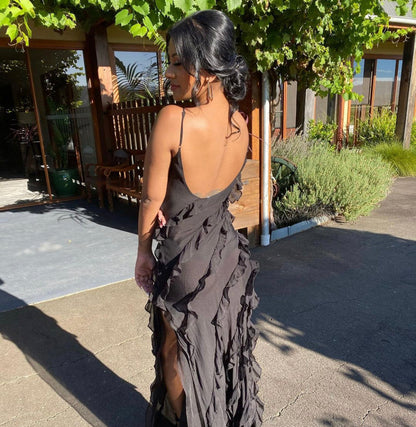 Zara - Robe Maxi avec Volants