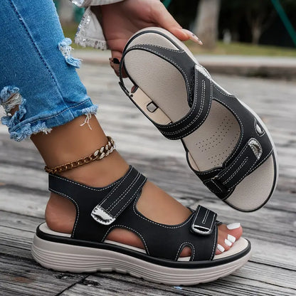 Alia™ | Sandales à talon compensé confortables avec bride de cheville