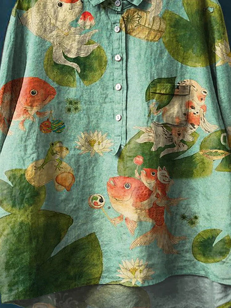 Ruthie™ - T-shirt Art Poisson