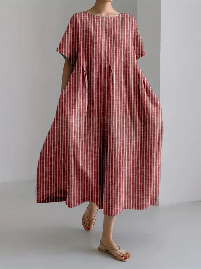 Bianca™ | Robe Longue Décontractée avec Coupe Confortable et Style Rétro