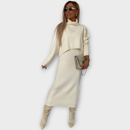 Ensemble Pull et Jupe Luxe Tricot