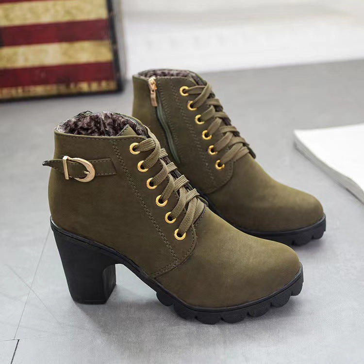 Bottines à Talons Chunky pour Femme
