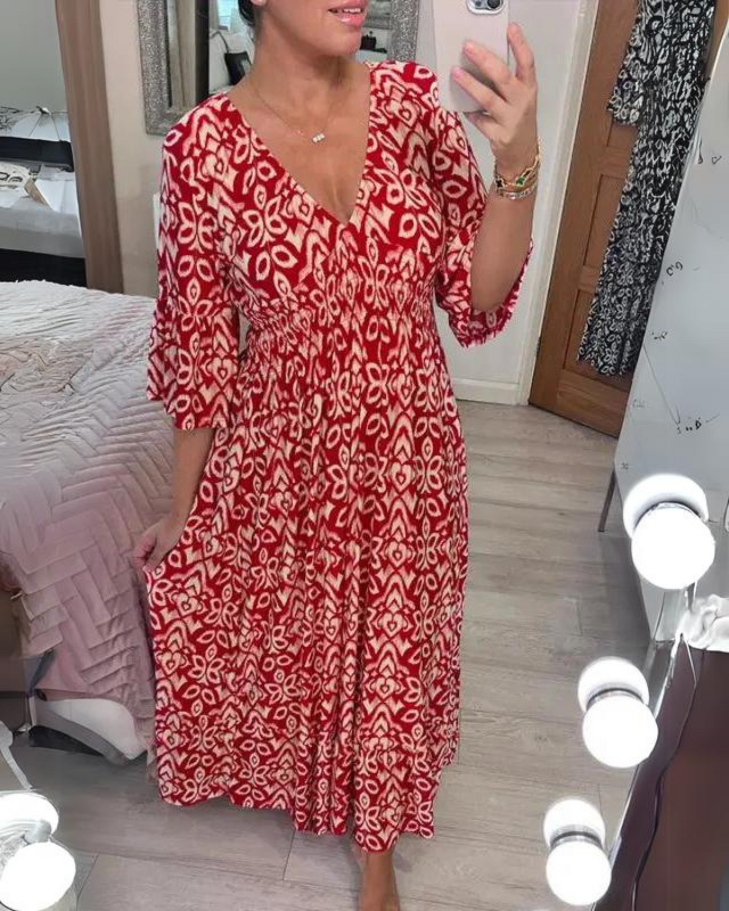 AIRE - Robe Boho Élastique