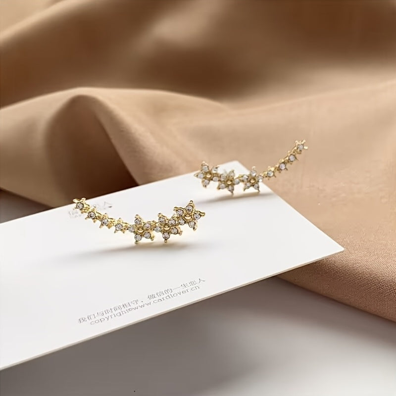 Boucles d'oreilles florales intemporelles