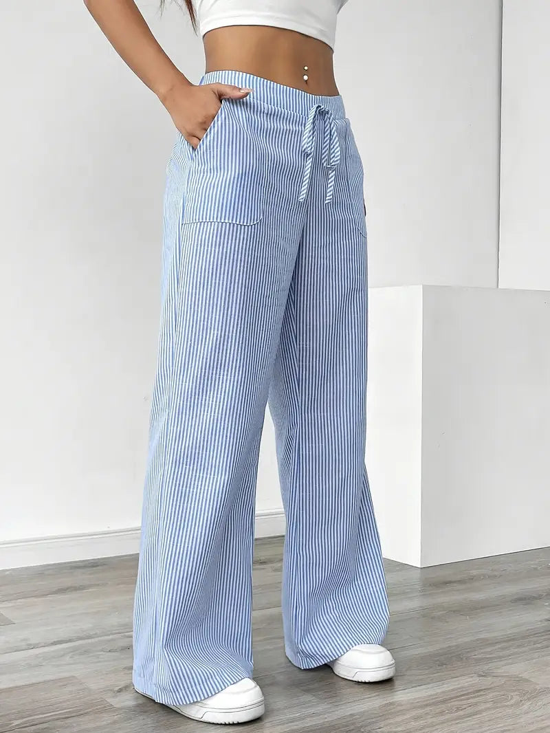 KARINA - PANTALONS RAYÉS ÉLÉGANTS