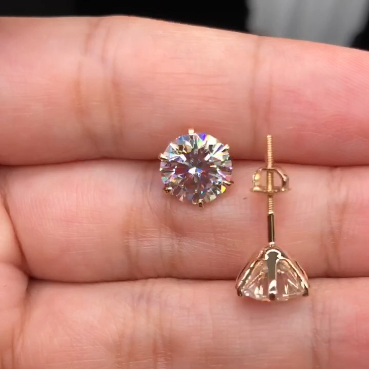 Boucles d'oreilles Tera en or blanc chic