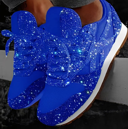 Kaycee - Baskets Muffin brillantes et décontractées pour femme