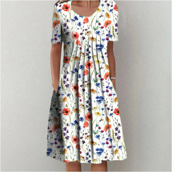 Emma - Robe Élégante en Coton