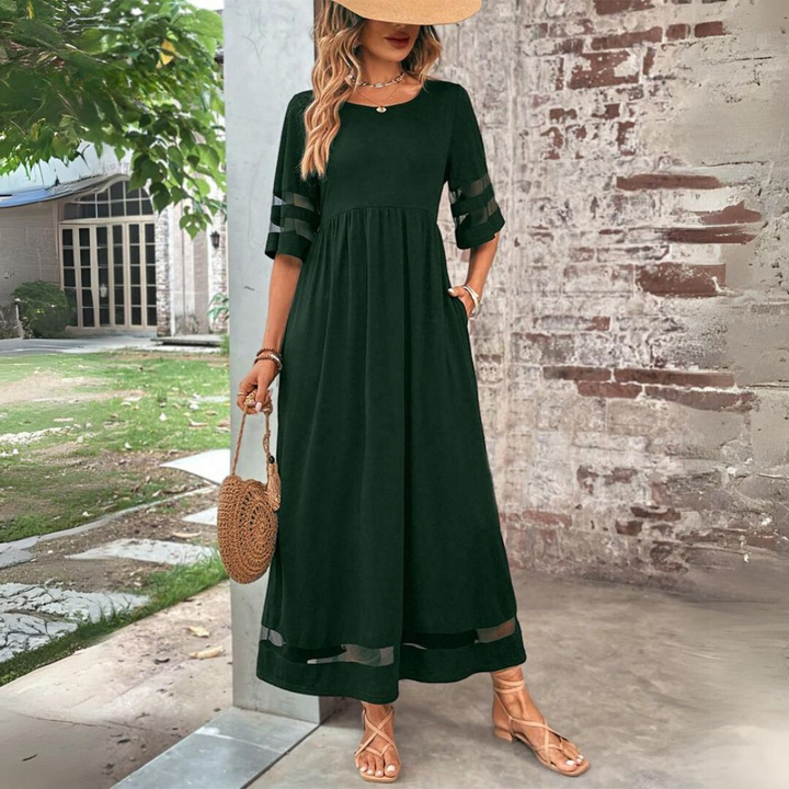 Amandine – Robe élégante, avec effet de camoufler le ventre